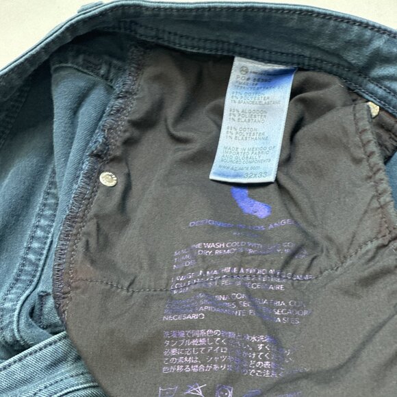 AG Everett Slim Straight Leg AG-ED Denim Pants College Blue W32/L33 - Picture 5 of 12